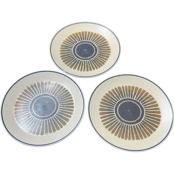 Set Of 3 Lenox Temper-Ware Percussion 10 1/2" Dinner Plate, Oven to Table, 1970s - Picture 7 of 16